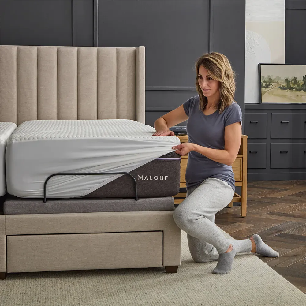 Pillow support and comfort detail